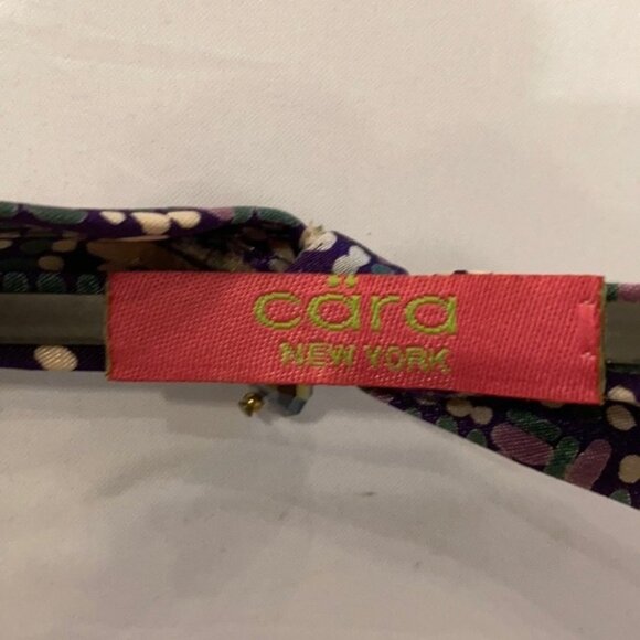 ππ Cara New York Purple Polka Dot Print Headband with Bow & Charmππ - Picture 3 of 9